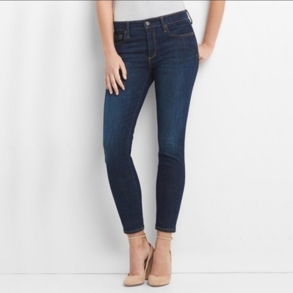 Gap True Skinny Dark Wash Denim Jeans - Picture 1 of 8